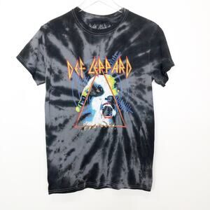 Def Leppard Hysteria Tie Dye Shirt S